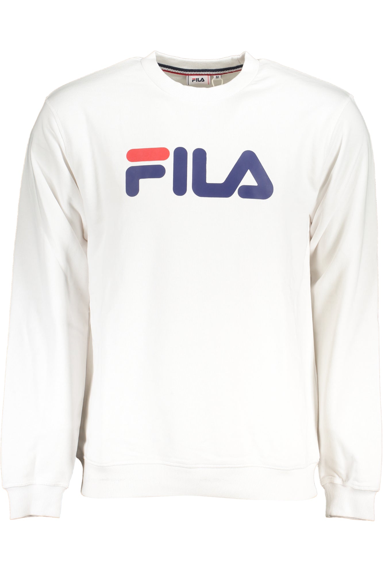 FILA SWEAT-SHIRT SANS FERMETURE ÉCLAIR BLANC POUR HOMMES - FILA