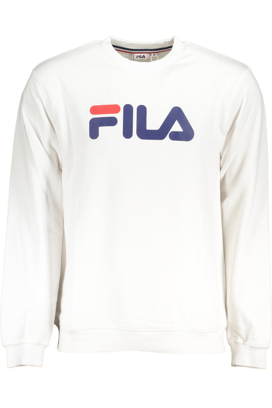 FILA SWEAT-SHIRT SANS FERMETURE ÉCLAIR BLANC POUR HOMMES - FILA