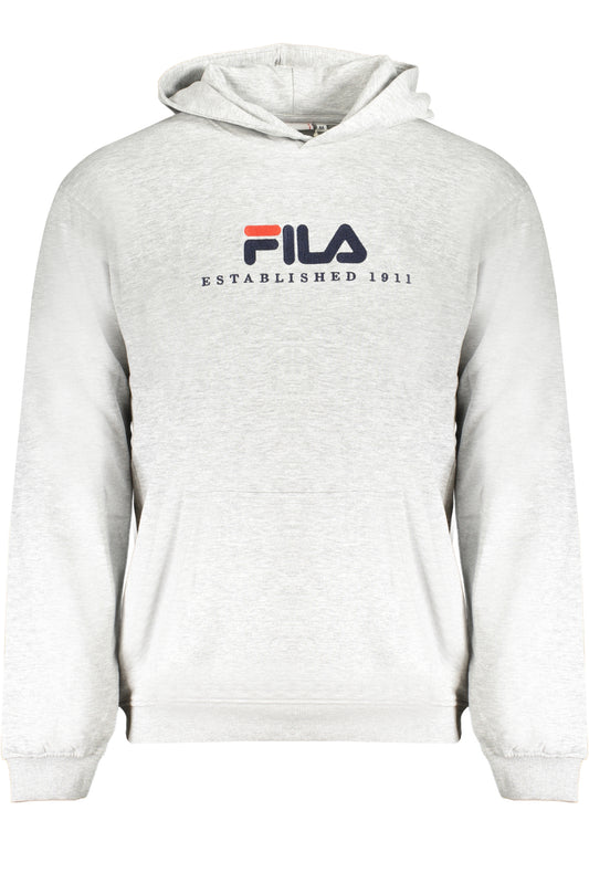 SWEAT-SHIRT FILA SANS FERMETURE ÉCLAIR GRIS POUR HOMMES - FILA
