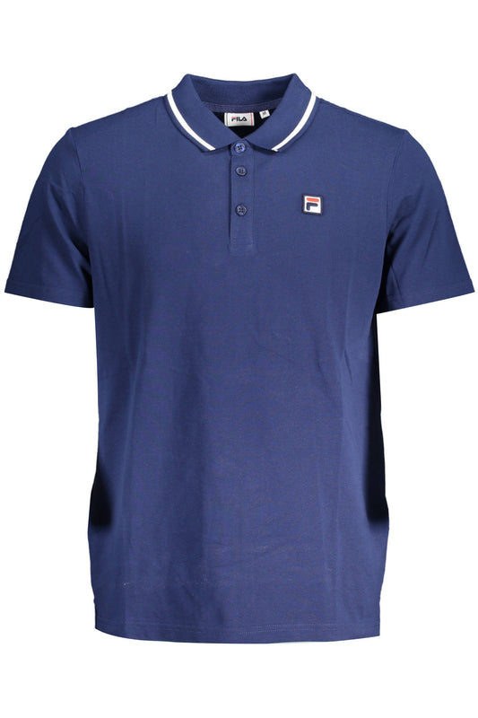 FILA POLO MANCHES COURTES HOMME BLEU - FILA