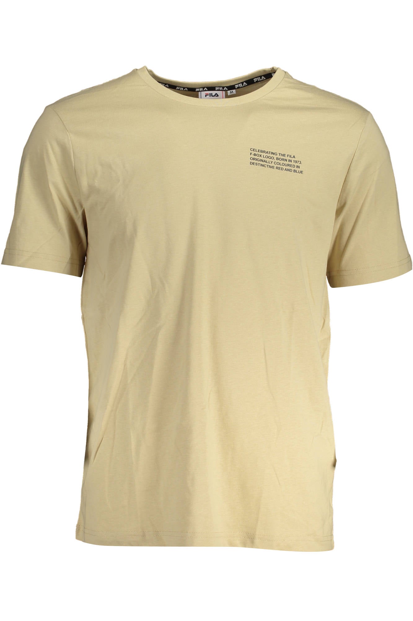 FILA T-SHIRT MANCHES COURTES HOMME BEIGE - FILA