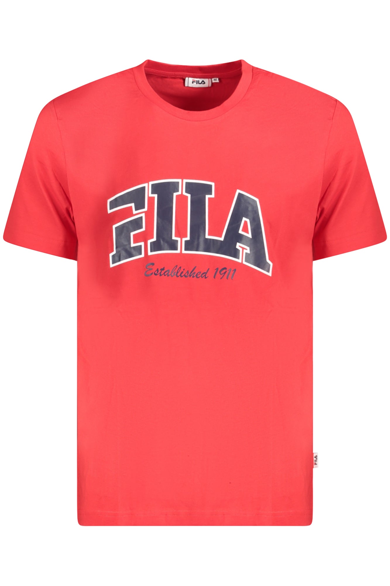 T-SHIRT À MANCHES COURTES POUR HOMMES FILA ROUGE - FILA