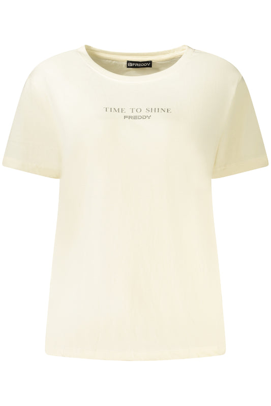 T-SHIRT FEMME À MANCHES COURTES FREDDY BLANC - FREDDY