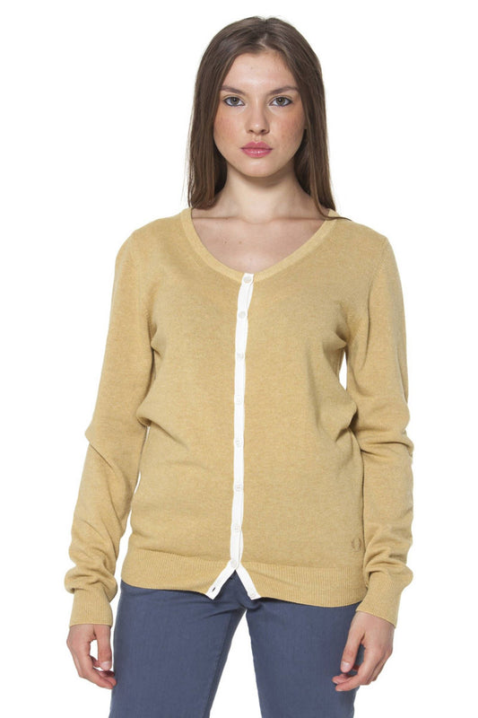FRED PERRY GILET FEMME JAUNE - FRED PERRY