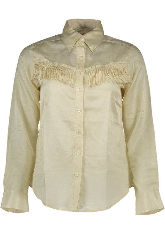 GANT CHEMISE FEMME MANCHES LONGUES BEIGE - GANT