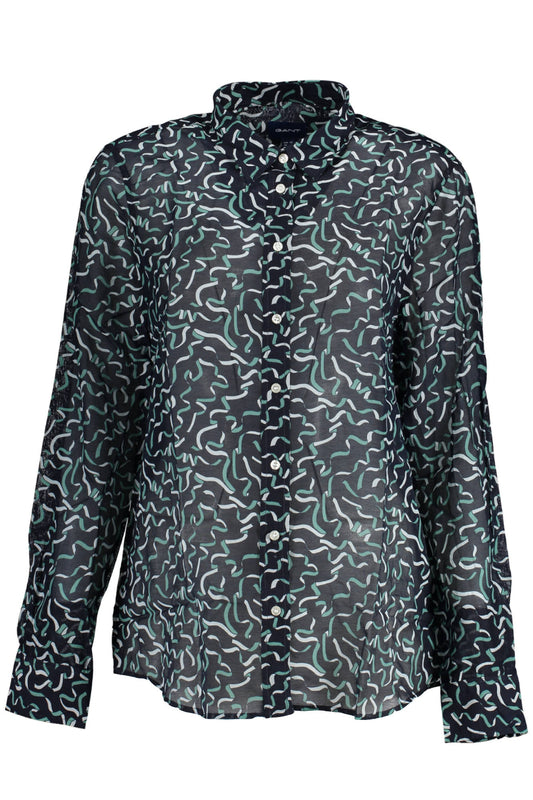 GANT CHEMISE À MANCHES LONGUES FEMME BLEU - GANT