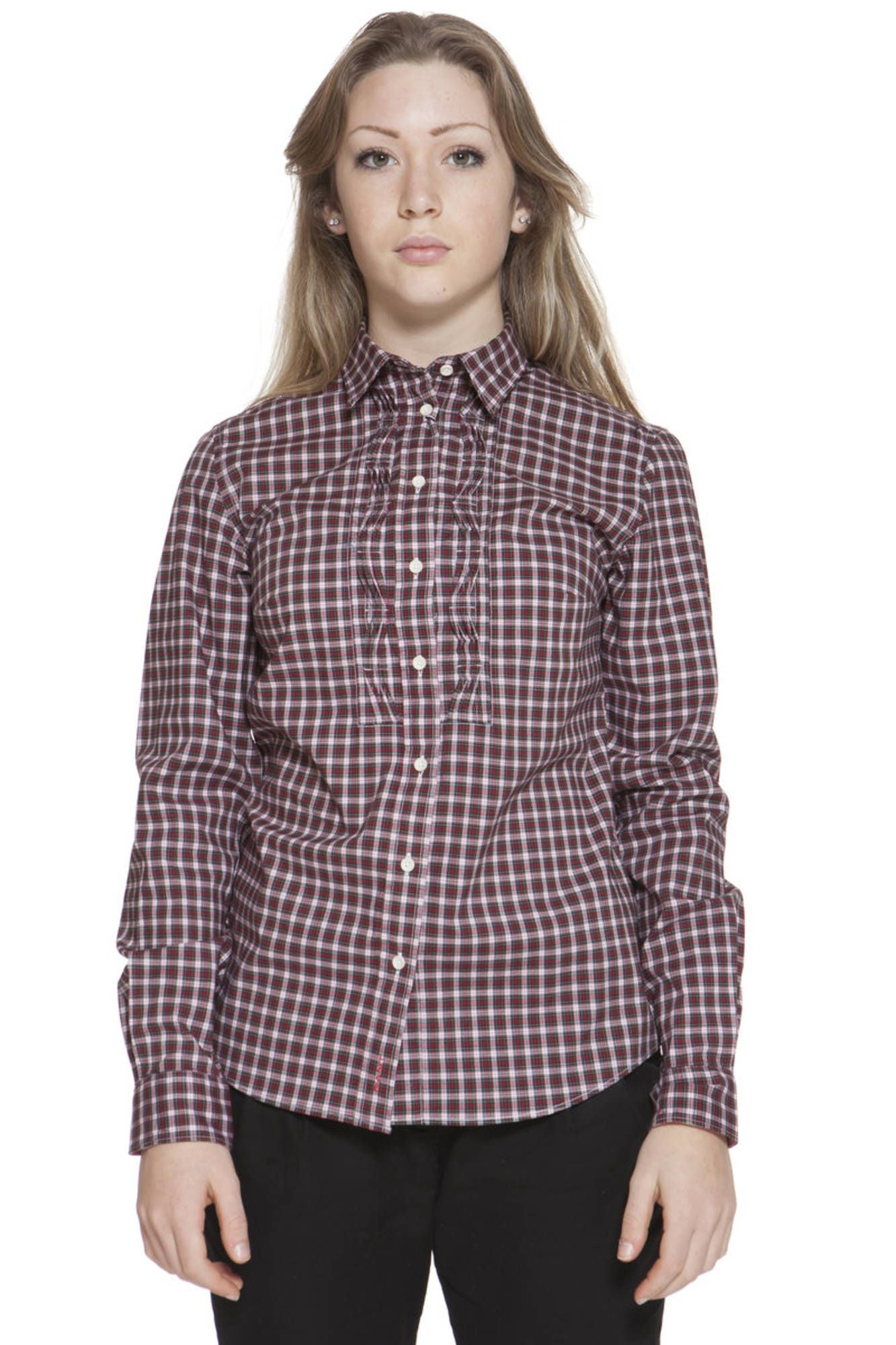 CHEMISE MANCHES LONGUES GANT FEMME ROUGE - GANT