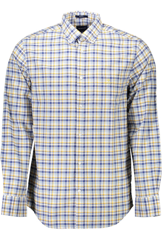 GANT CHEMISE HOMME JAUNE À MANCHES LONGUES - GANT