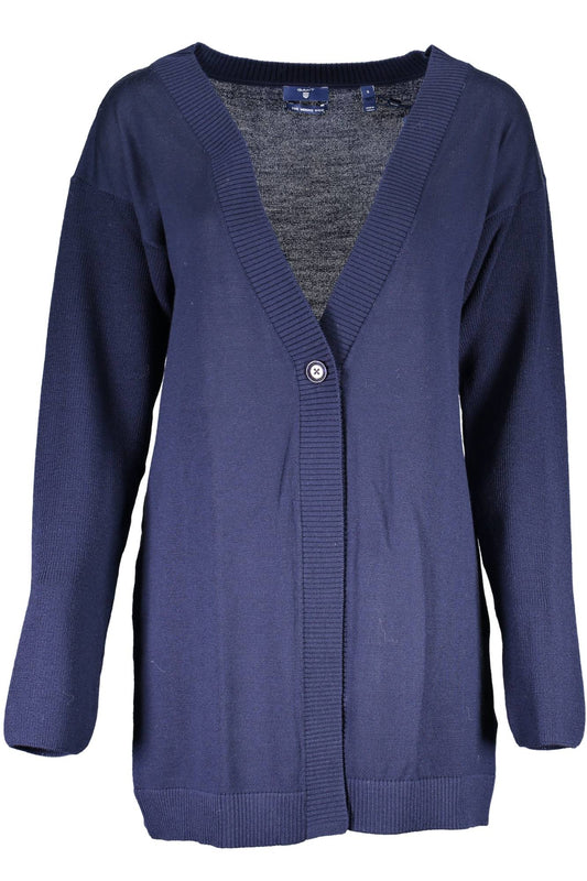 GANT CARDIGAN FEMME BLEU - GANT