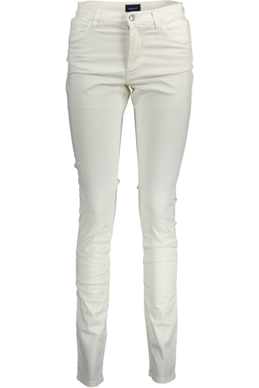 PANTALON FEMME GANT BLANC - GANT