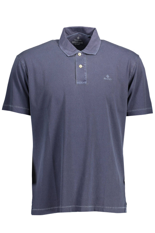 GANT POLO MANCHES COURTES HOMME BLEU - GANT