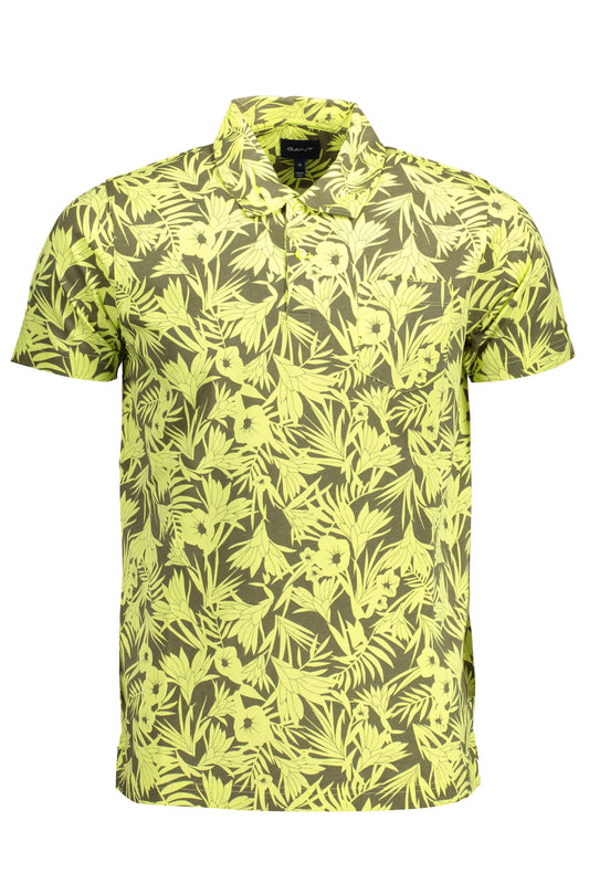 GANT JAUNE POLO MANCHES COURTES HOMME - GANT