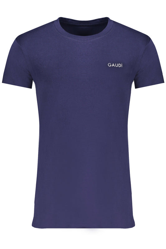 T-SHIRT MANCHES COURTES HOMME GAUDÌ BLEU - GAUDÌ