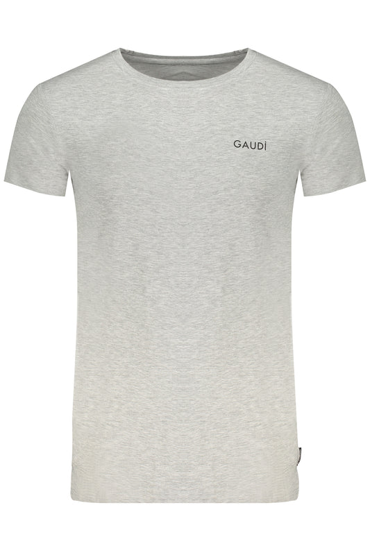 T-SHIRT GAUDÌ HOMME GRIS À MANCHES COURTES - GAUDÌ
