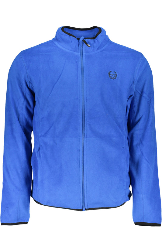 SWEAT-SHIRT ZIPPÉ BLEU GIAN MARCO VENTURI POUR HOMME - GIAN MARCO VENTURI