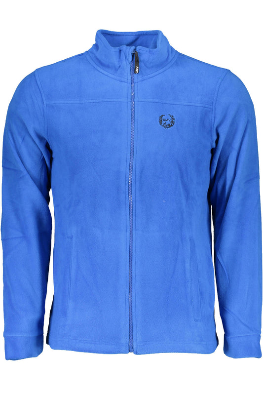 SWEAT-SHIRT ZIPPÉ BLEU POUR HOMME GIAN MARCO VENTURI - GIAN MARCO VENTURI