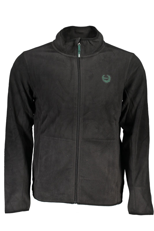 SWEAT-SHIRT ZIPPÉ NOIR GIAN MARCO VENTURI POUR HOMMES - GIAN MARCO VENTURI