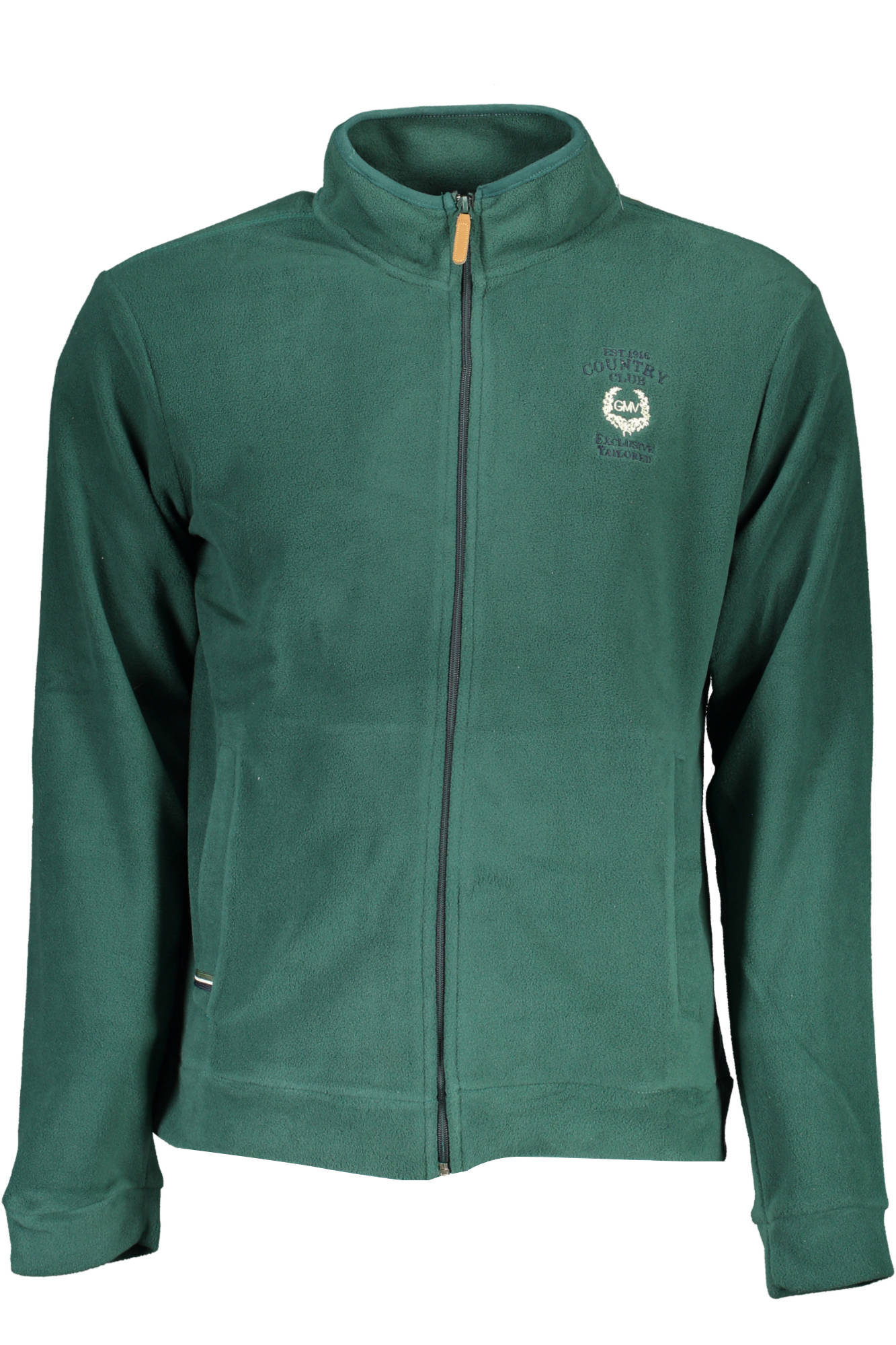 GIAN MARCO VENTURI SWEAT-SHIRT AVEC ZIP HOMME VERT - GIAN MARCO VENTURI