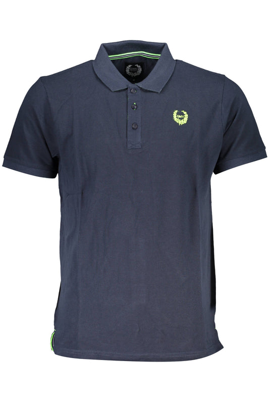 GIAN MARCO VENTURI POLO MANCHES COURTES HOMME BLEU - GIAN MARCO VENTURI