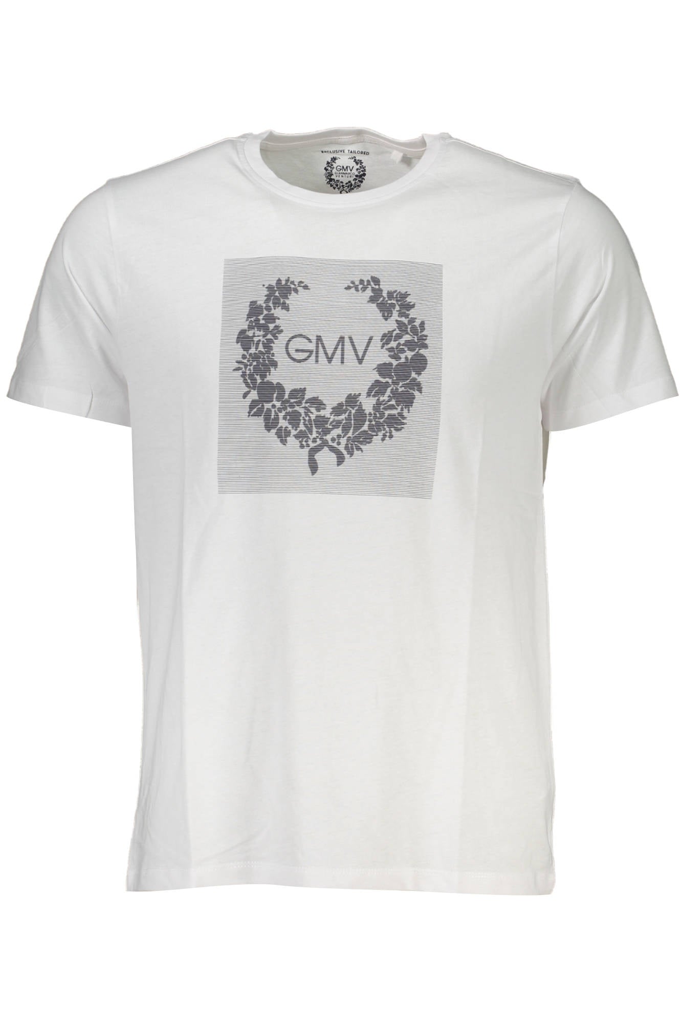 GIAN MARCO VENTURI T-SHIRT MANCHES COURTES HOMME BLANC - GIAN MARCO VENTURI