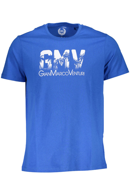T-SHIRT MANCHES COURTES GIAN MARCO VENTURI BLEU POUR HOMME - GIAN MARCO VENTURI