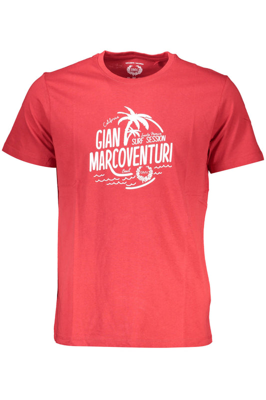 GIAN MARCO VENTURI T-SHIRT MANCHES COURTES HOMME ROUGE - GIAN MARCO VENTURI