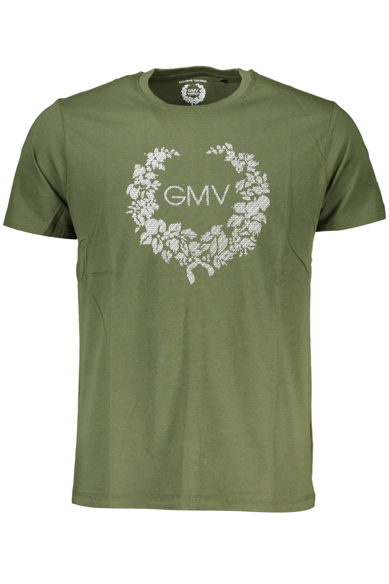 GIAN MARCO VENTURI T-SHIRT MANCHES COURTES HOMME VERT - GIAN MARCO VENTURI