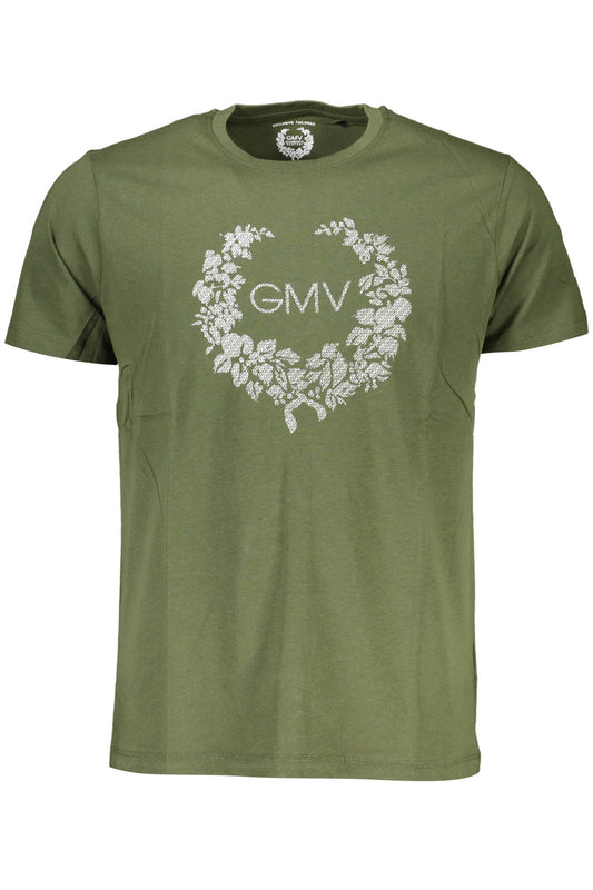 GIAN MARCO VENTURI T-SHIRT MANCHES COURTES HOMME VERT - GIAN MARCO VENTURI