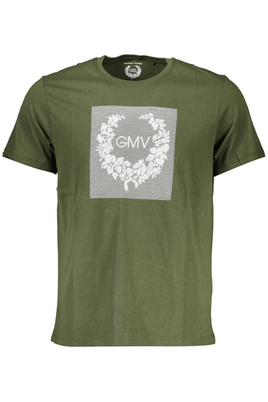 T-SHIRT À MANCHES COURTES POUR HOMME GIAN MARCO VENTURI VERT - GIAN MARCO VENTURI