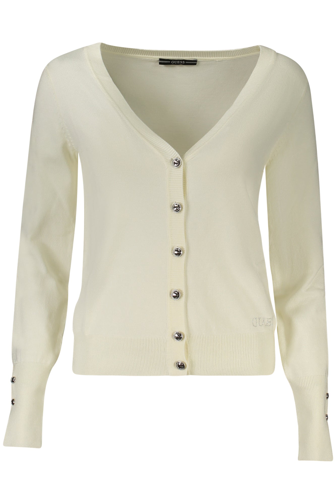CARDIGAN FEMME GUESS JEANS BLANC - GUESS JEANS