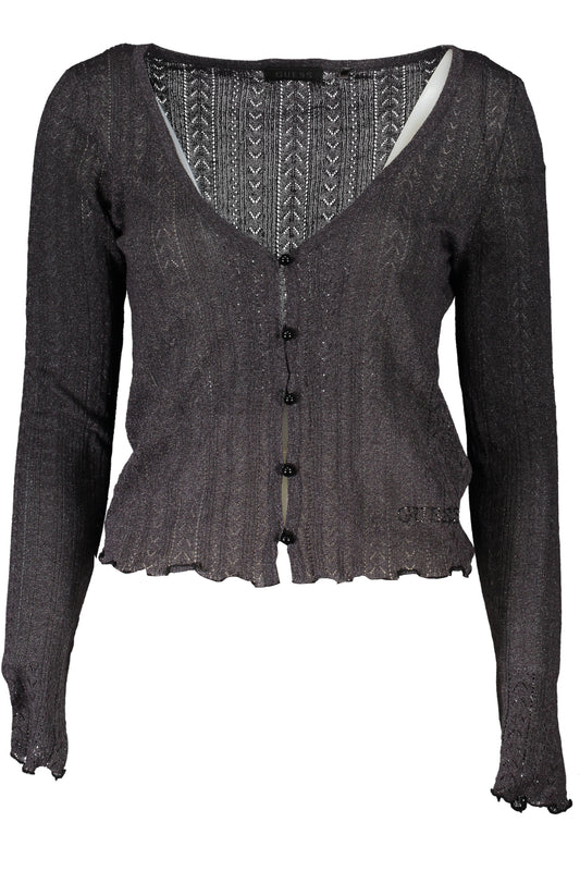 GUESS JEANS CARDIGAN GRIS FEMME - GUESS JEANS