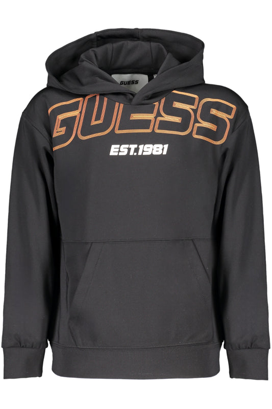 SWEAT-SHIRT GUESS JEANS SANS ZIP POUR ENFANT NOIR - GUESS JEANS
