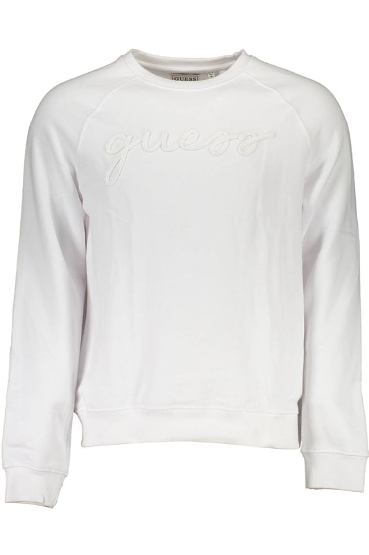 GUESS JEANS SWEAT-SHIRT SANS ZIP HOMME BLANC - GUESS JEANS