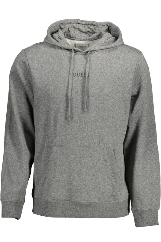 GUESS JEANS SWEAT-SHIRT SANS ZIP HOMME GRIS - GUESS JEANS