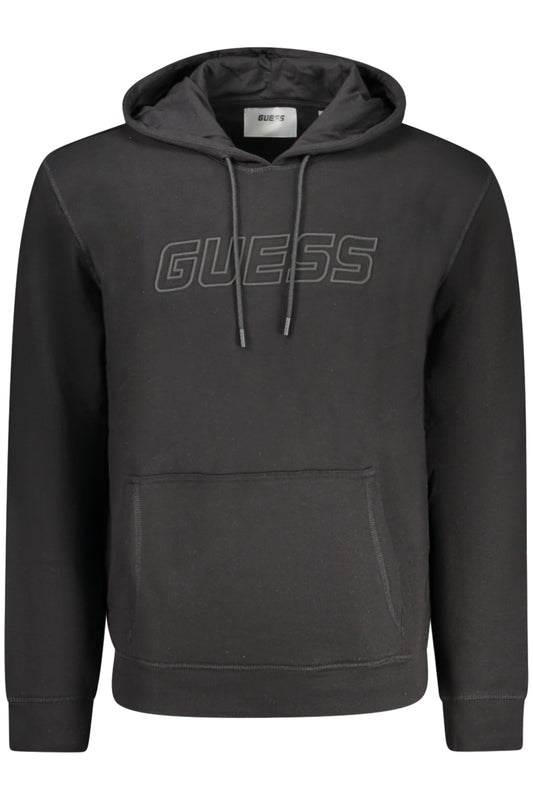 SWEAT-SHIRT GUESS JEANS SANS ZIP HOMME NOIR - GUESS JEANS