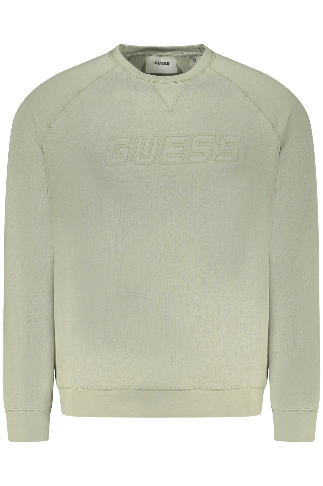SWEAT-SHIRT GUESS JEANS SANS ZIP HOMME VERT - GUESS JEANS