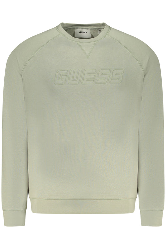 SWEAT-SHIRT GUESS JEANS SANS ZIP HOMME VERT - GUESS JEANS