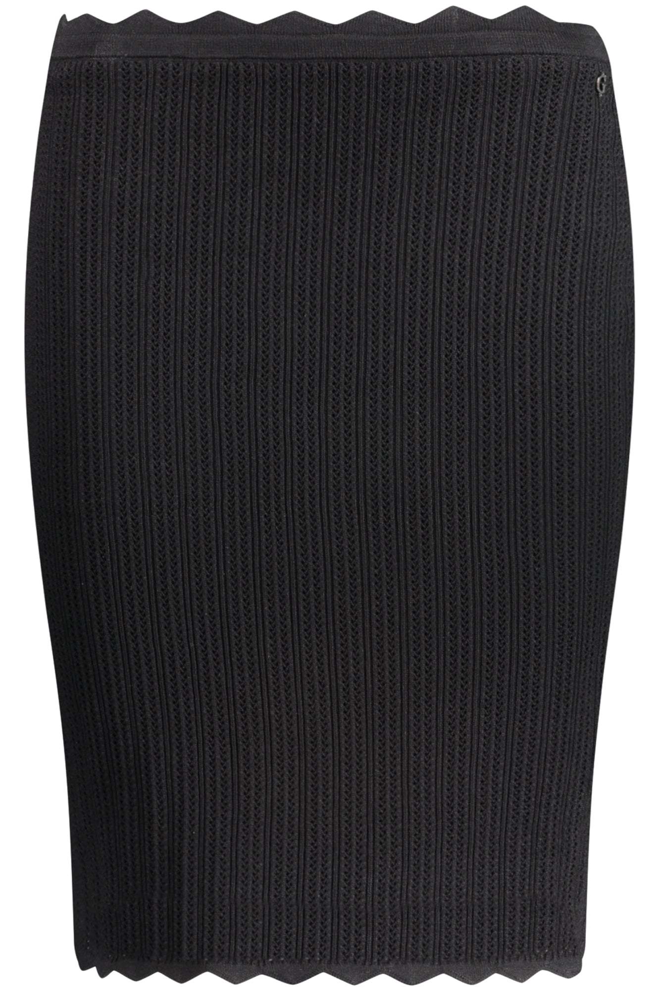 JUPE LONGUETTE GUESS JEANS FEMME NOIRE - GUESS JEANS