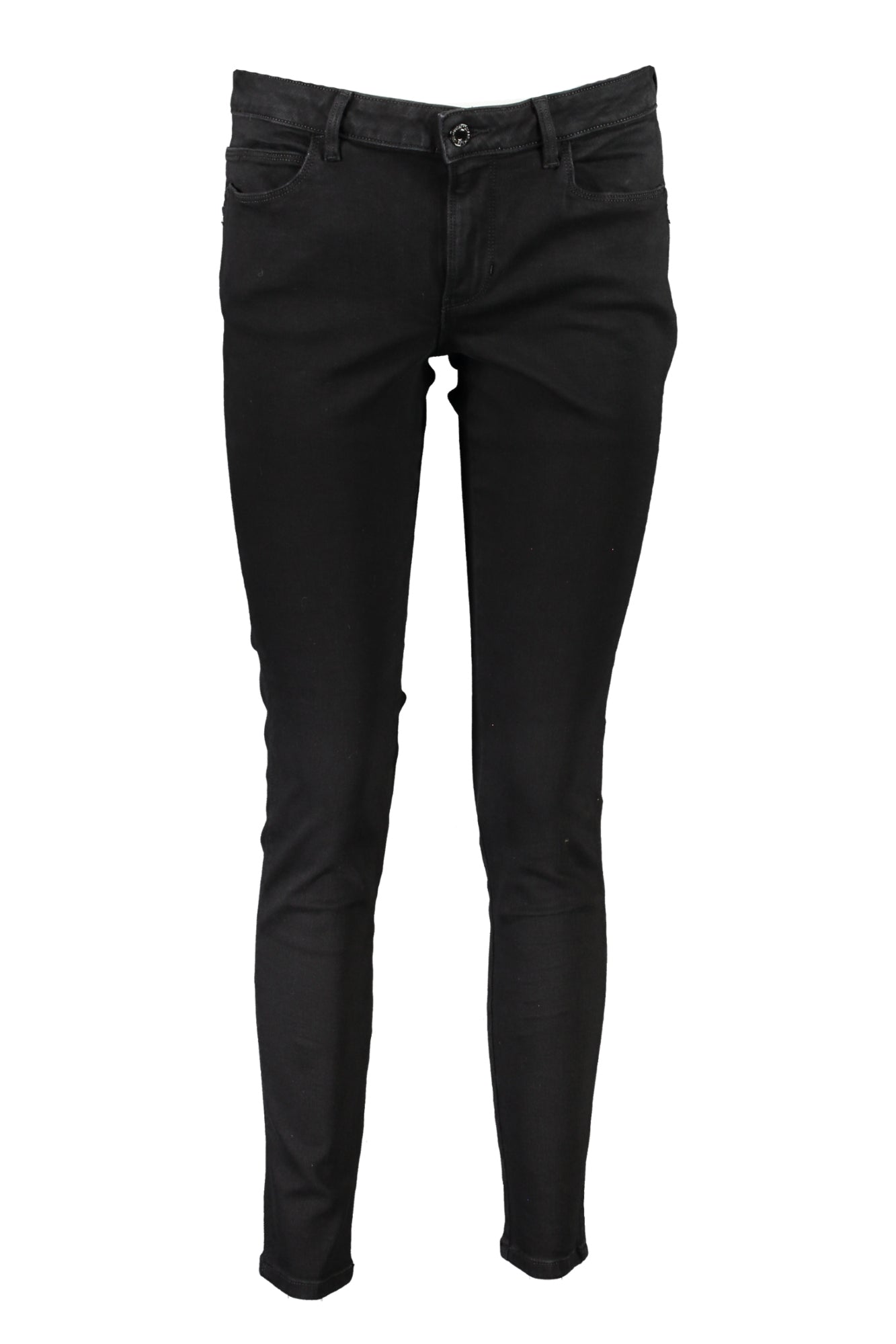 GUESS JEANS JEAN EN DENIM NOIR FEMME - GUESS JEANS