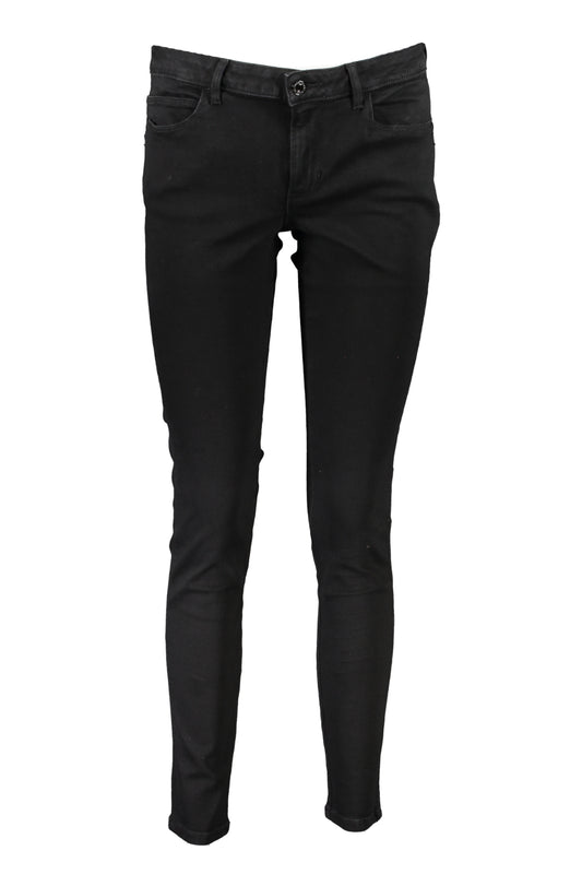 GUESS JEANS JEAN EN DENIM NOIR FEMME - GUESS JEANS