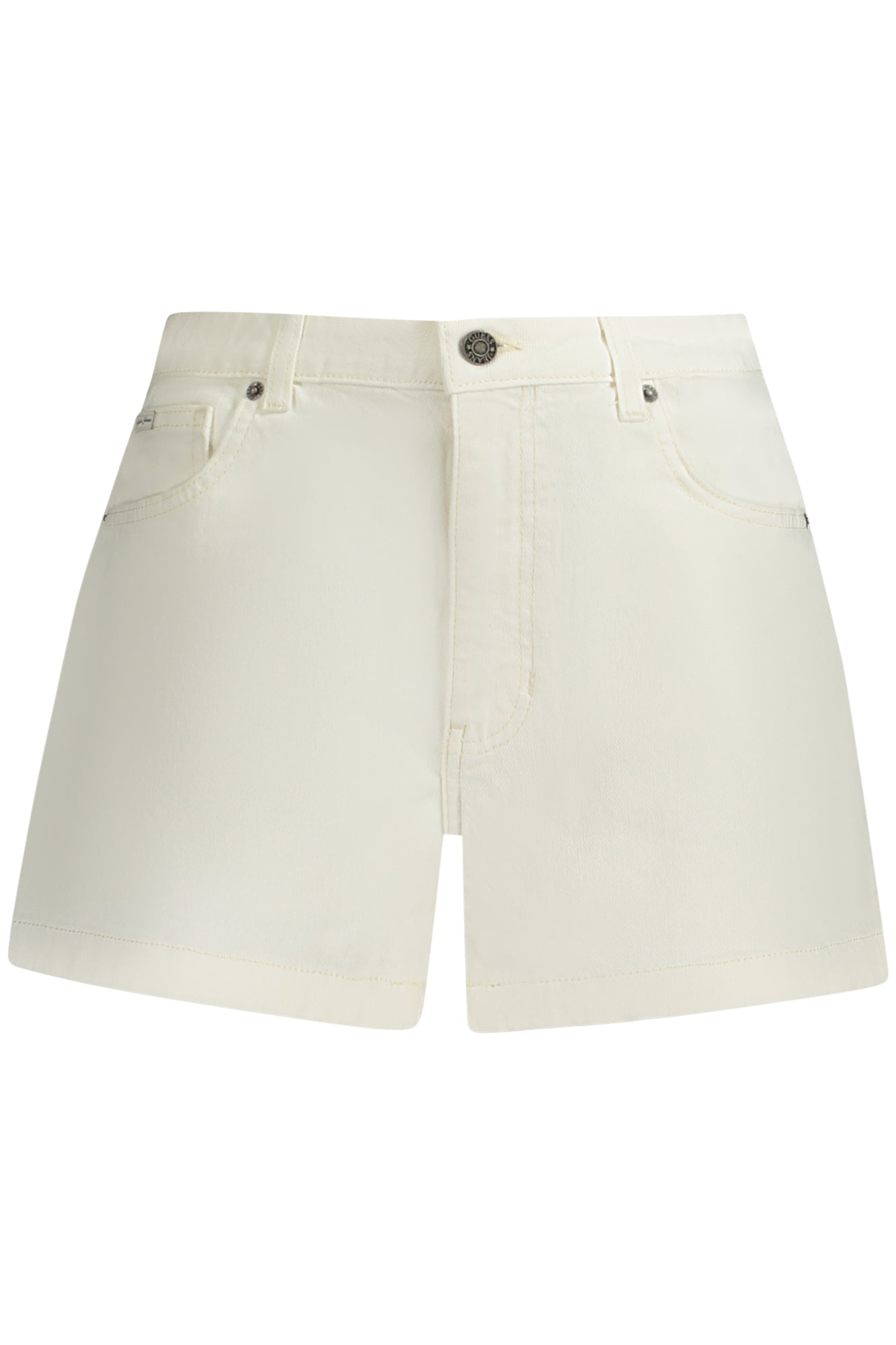 GUESS JEANS JEANS SHORT FEMME BLANC - GUESS JEANS