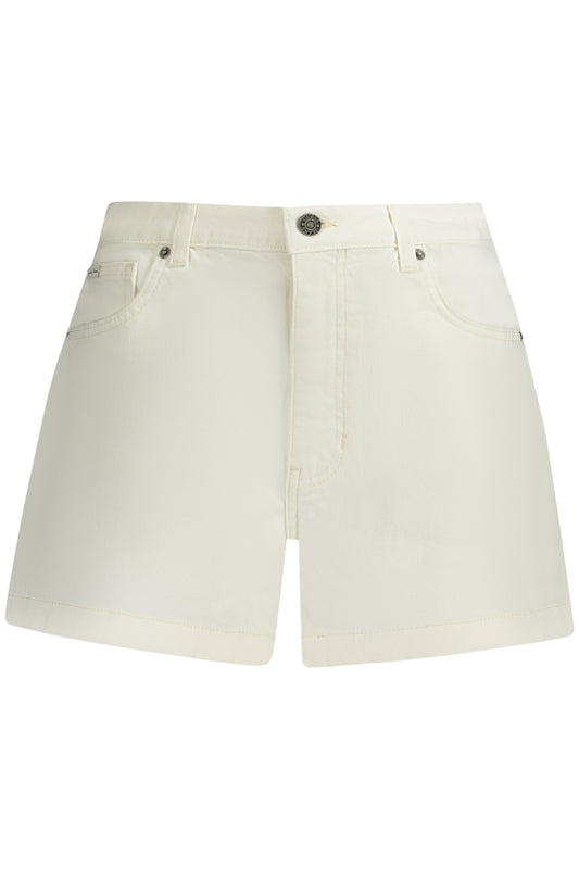 GUESS JEANS JEANS SHORT FEMME BLANC - GUESS JEANS