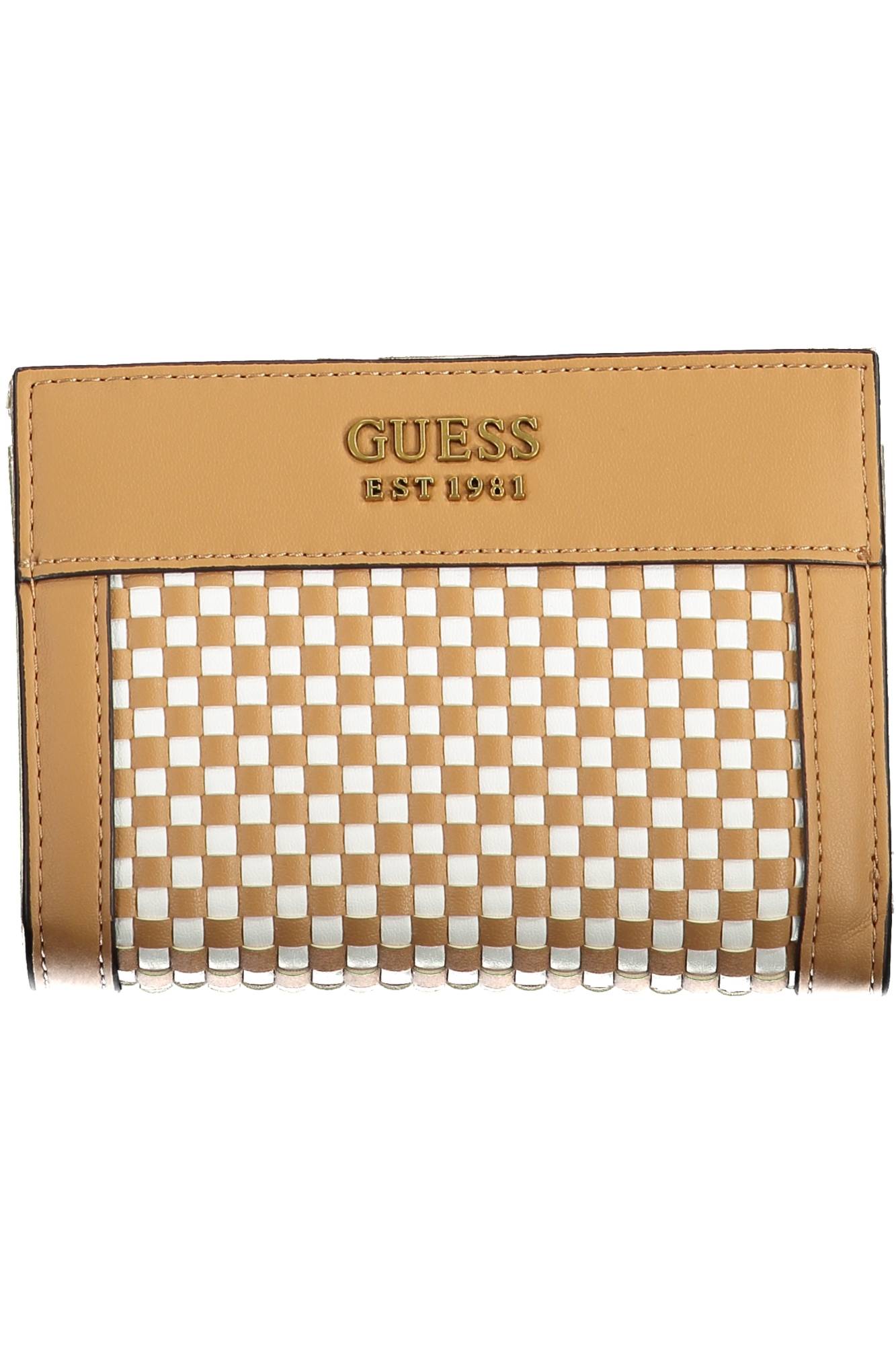 GUESS JEANS PORTEFEUILLE FEMME MARRON - GUESS JEANS