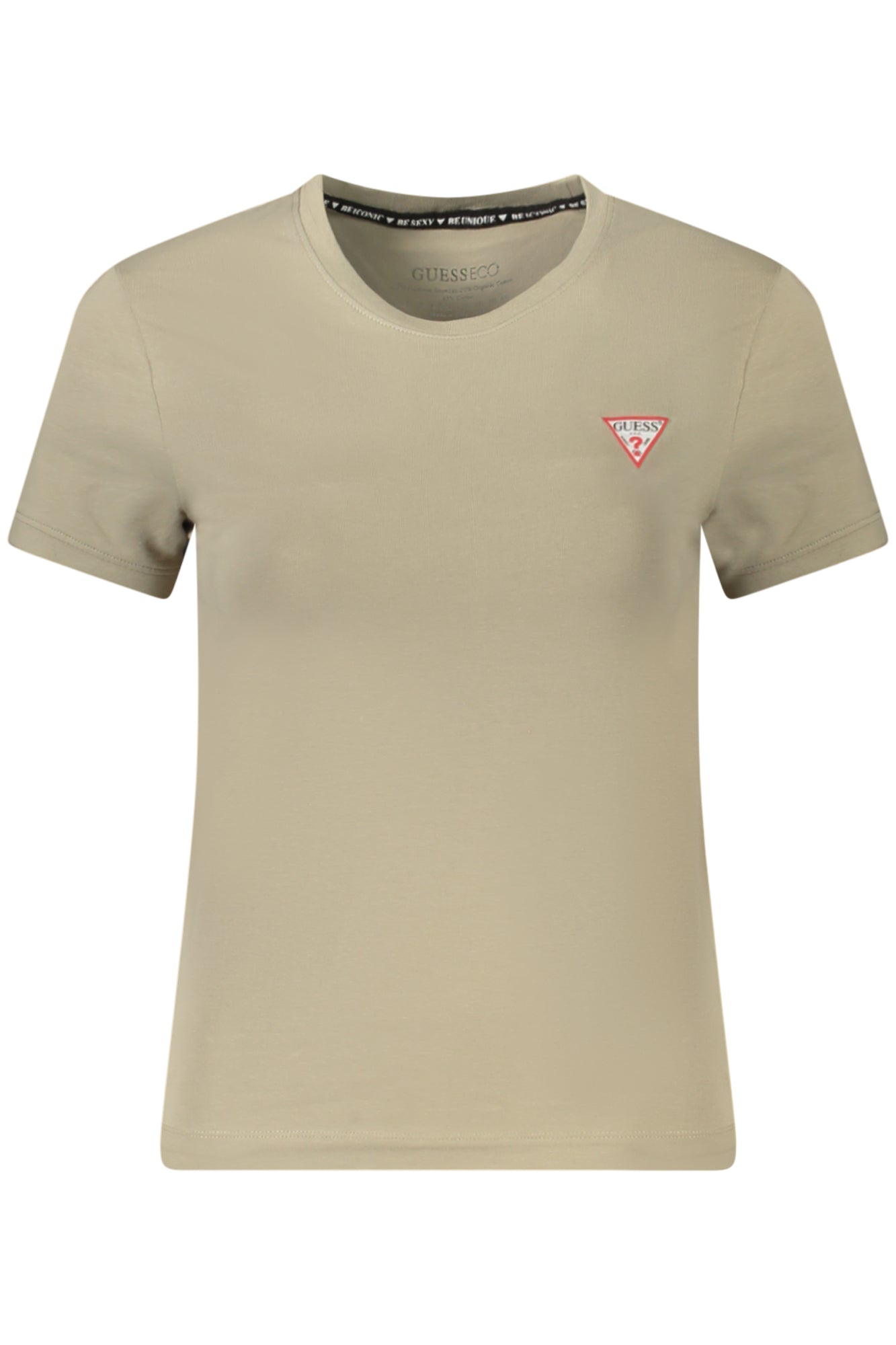 T-SHIRT FEMME À MANCHES COURTES GUESS JEANS BEIGE - GUESS JEANS