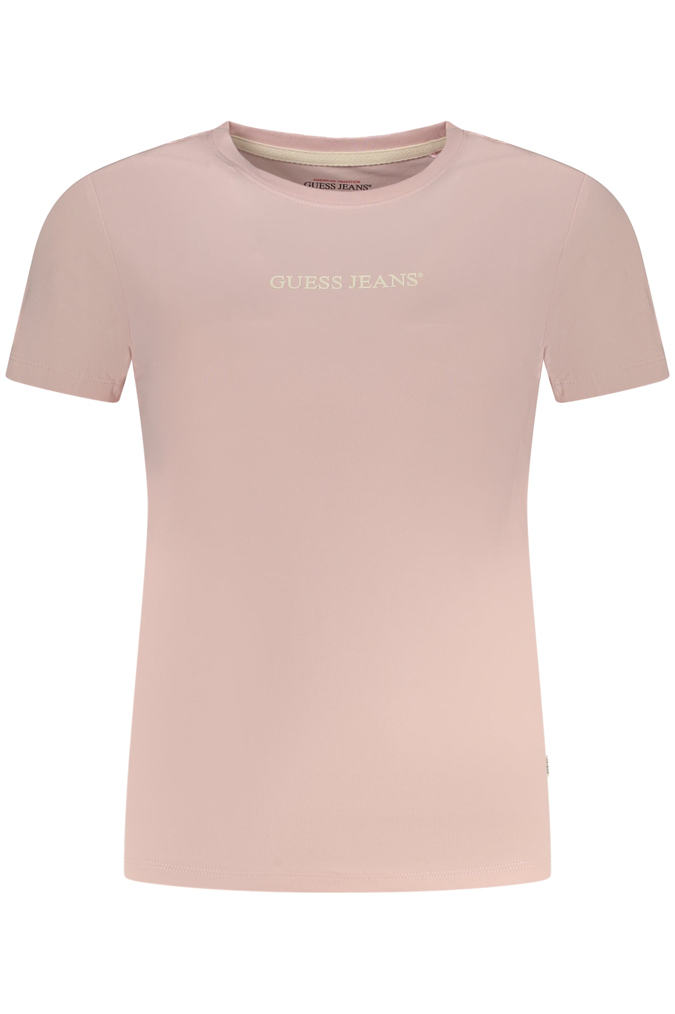 T-SHIRT À MANCHES COURTES GUESS JEANS FEMME ROSE - GUESS JEANS