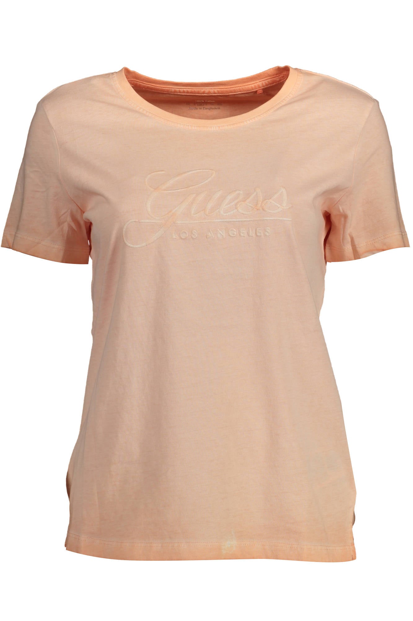T-SHIRT À MANCHES COURTES GUESS JEANS POUR FEMME ROSE - GUESS JEANS