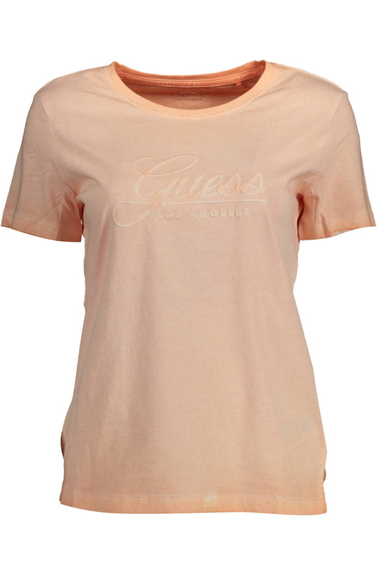 T-SHIRT À MANCHES COURTES GUESS JEANS POUR FEMME ROSE - GUESS JEANS