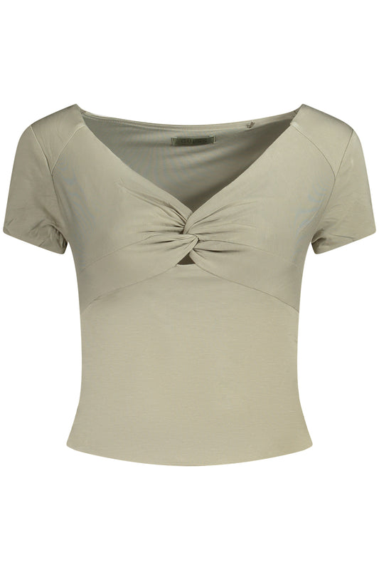 T-SHIRT À MANCHES COURTES GUESS JEANS FEMME VERT - GUESS JEANS