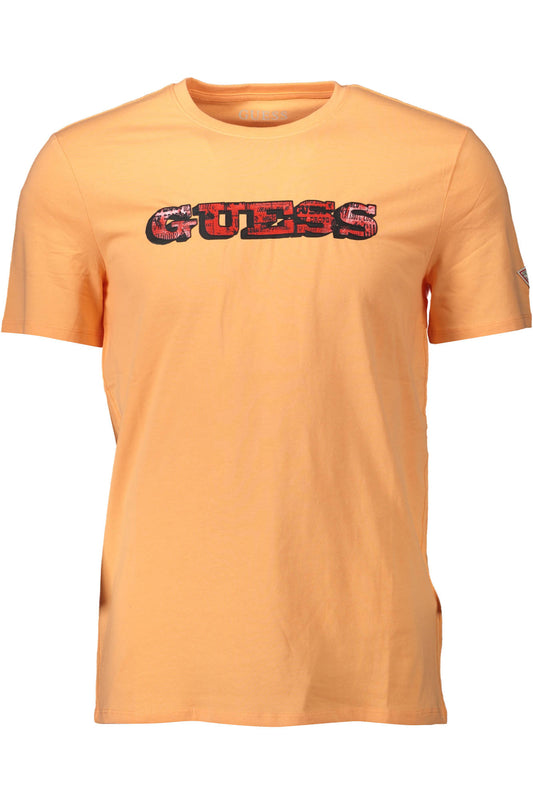 GUESS JEANS T-SHIRT À MANCHES COURTES HOMME ORANGE - GUESS JEANS