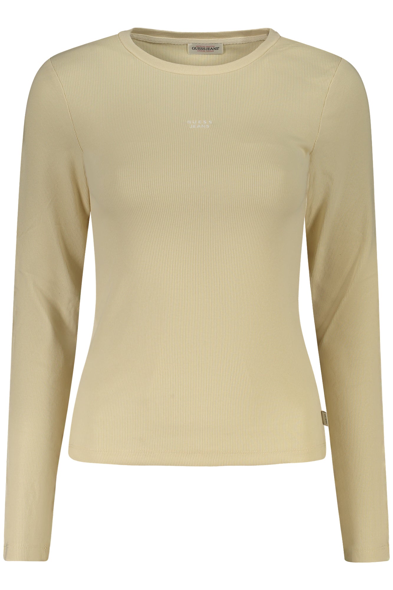 T-SHIRT FEMME À MANCHES LONGUES GUESS JEANS BEIGE - GUESS JEANS